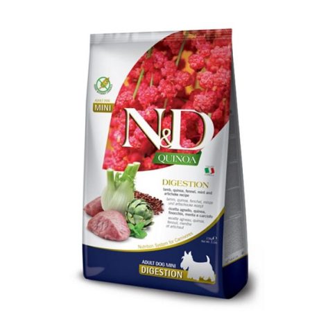 N&D Quinoa Digestion Lamb & Fennel Adult Mini 2.5kg