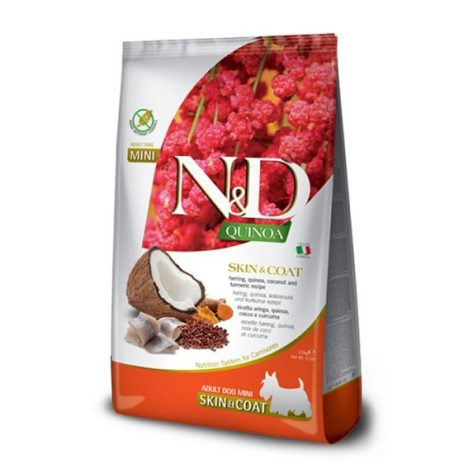 N&D Quinoa Skin & Coat Herring & Coconut Adult Mini 2.5kg