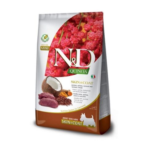 N&D Quinoa Skin & Coat Venison & Coconut Adult Mini 2.5kg