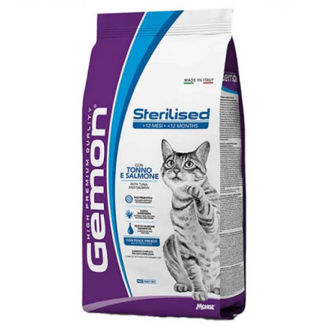 Ξηρά Τροφή Γάτας Gemon Sterilised Cat Tuna & Salmon 2kg